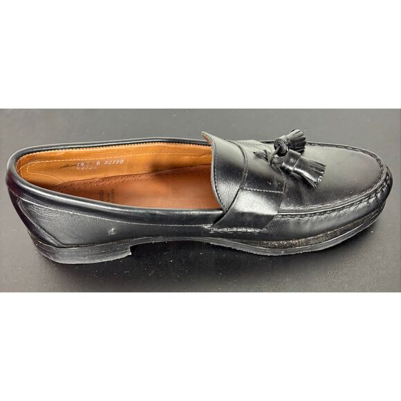Allen Edmonds SCHREIER Black Leather Tassel Loafers size 14 main image 5